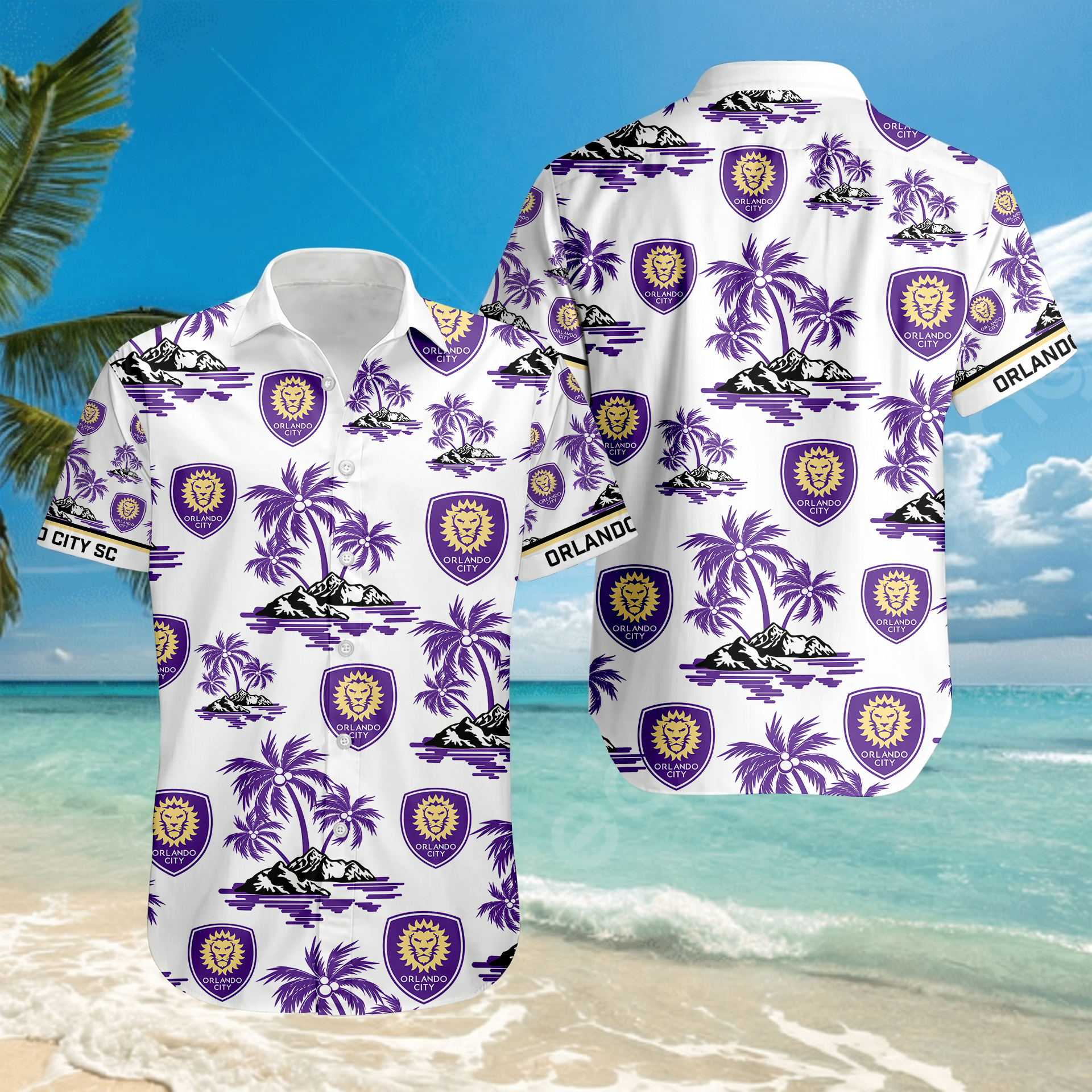 Limited Edition – Customized MLS Orlando City Sc Unisex Hawaiian Shirt