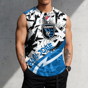 Limited Edition – Customized MLS San Jose Earthquakes Tank Top & Gym Shirt
