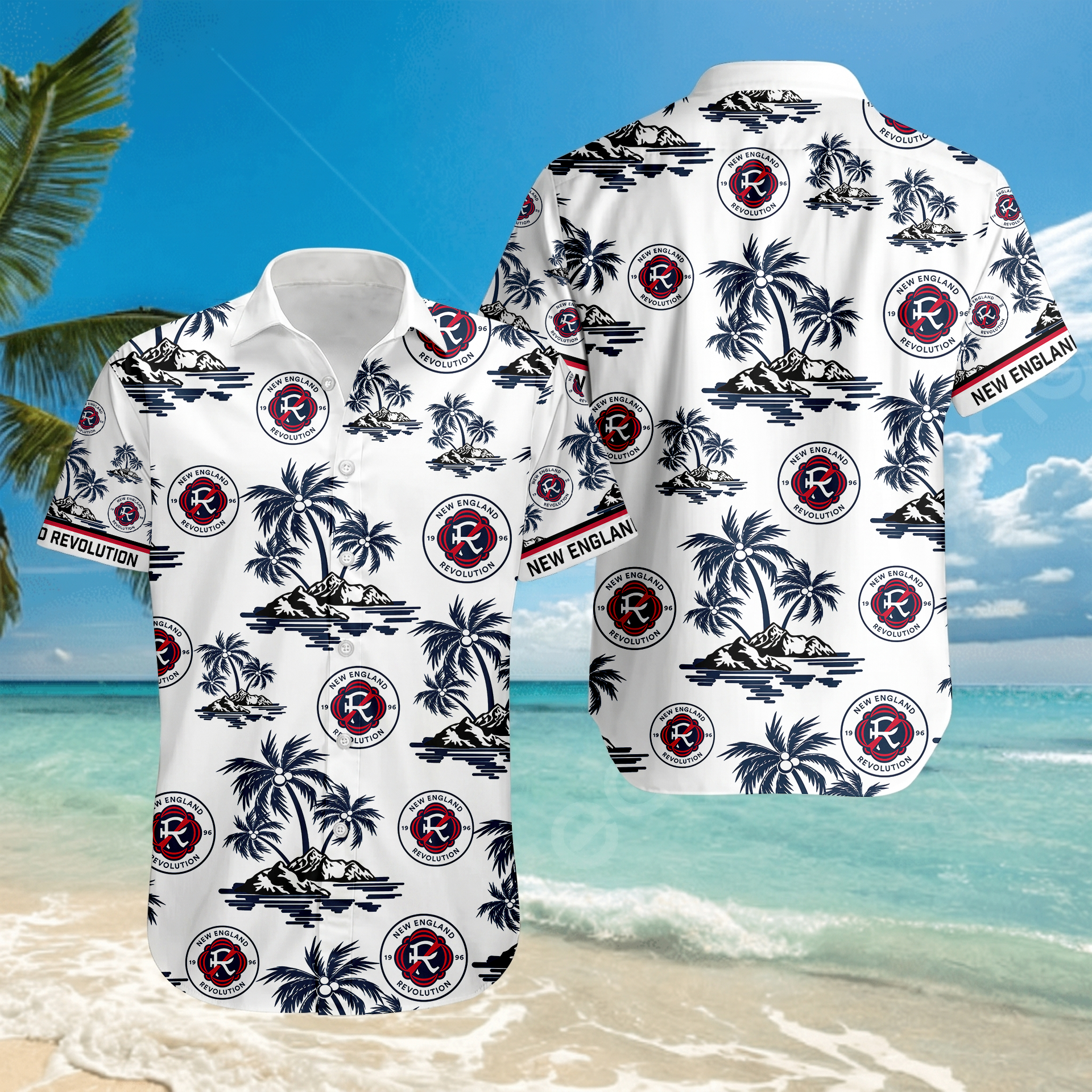 Limited Edition – Customized MLS New England Revolution Unisex Hawaiian Shirt