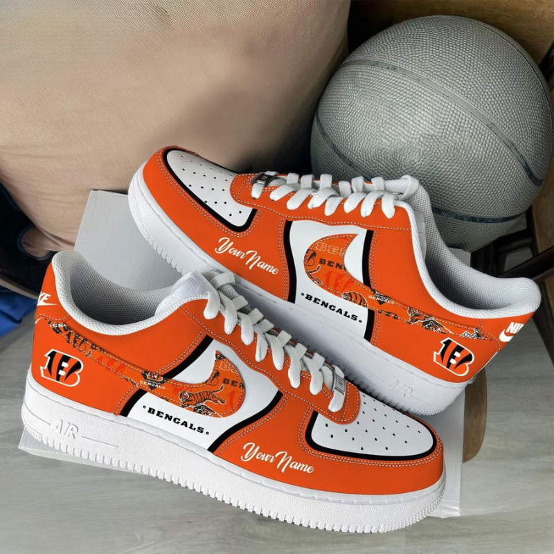 Limited Edition – Customized NFL Cincinnati Bengals Af1 Sneakers