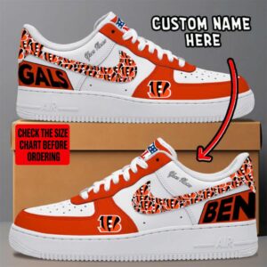 Limited Edition – Customized NFL Cincinnati Bengals Af1 Sneakers