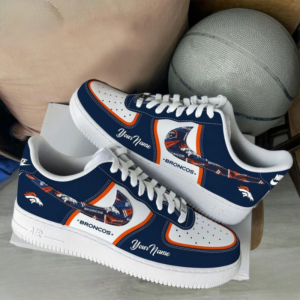 Limited Edition – Customized NFL Denver Broncos Af1 Sneakers