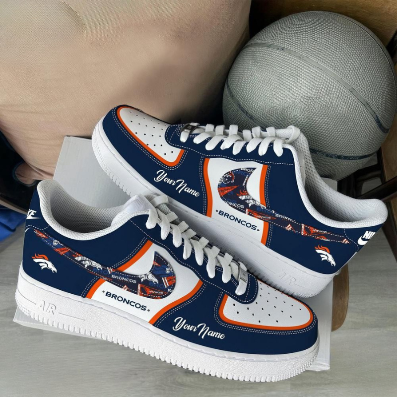 Limited Edition – Customized NFL Denver Broncos Af1 Sneakers