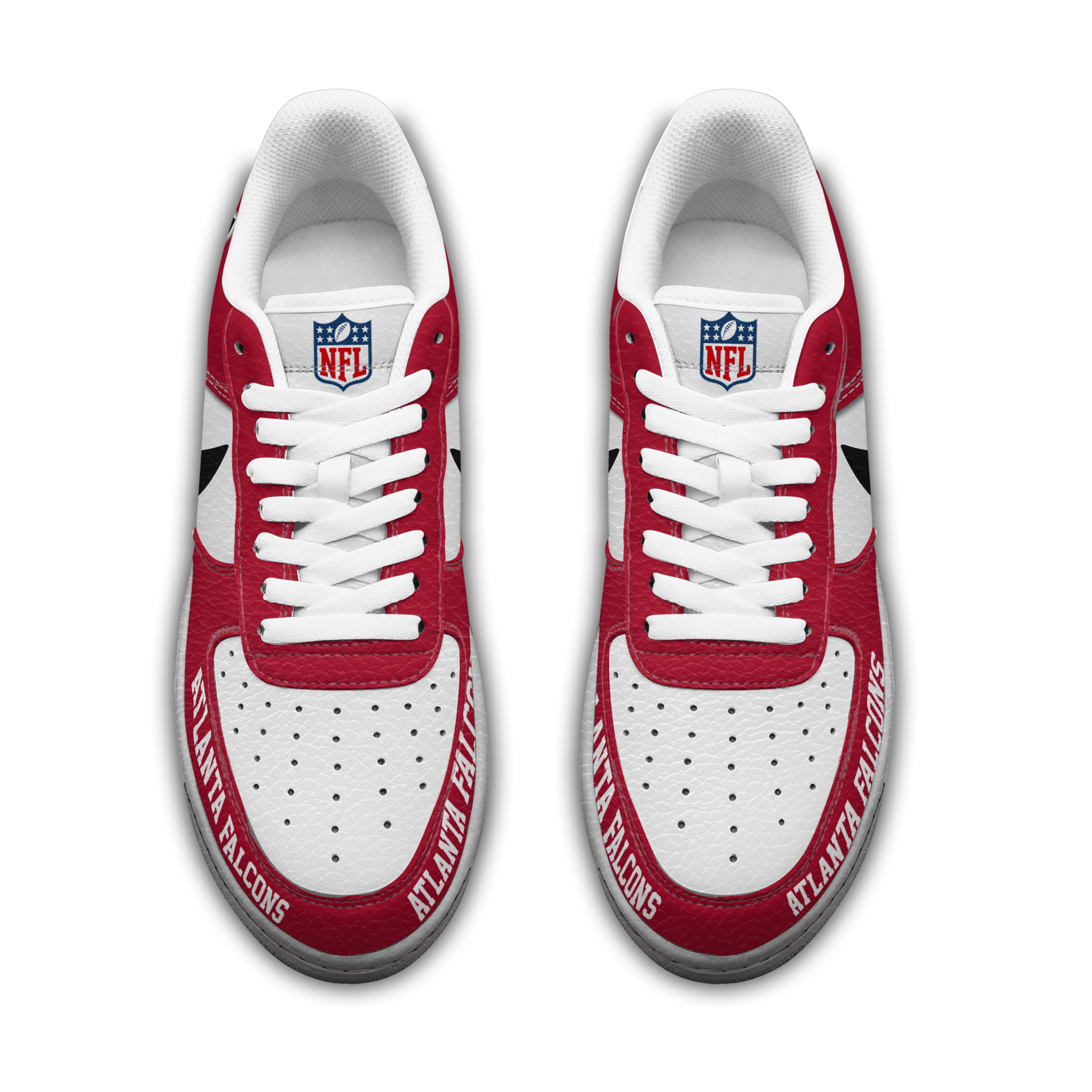 Limited Edition – Customized NFL Atlanta Falcons Af1 Sneakers - Image 4