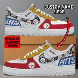 Limited Edition – Customized NFL Pittsburgh Steelers Af1 Sneakers