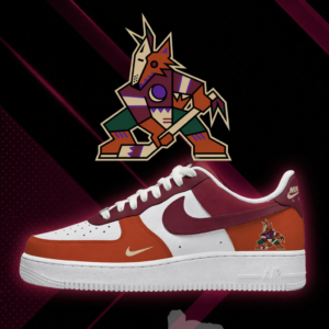 Limited Edition – Customized NHL Arizona Coyotes Af1 Shoes