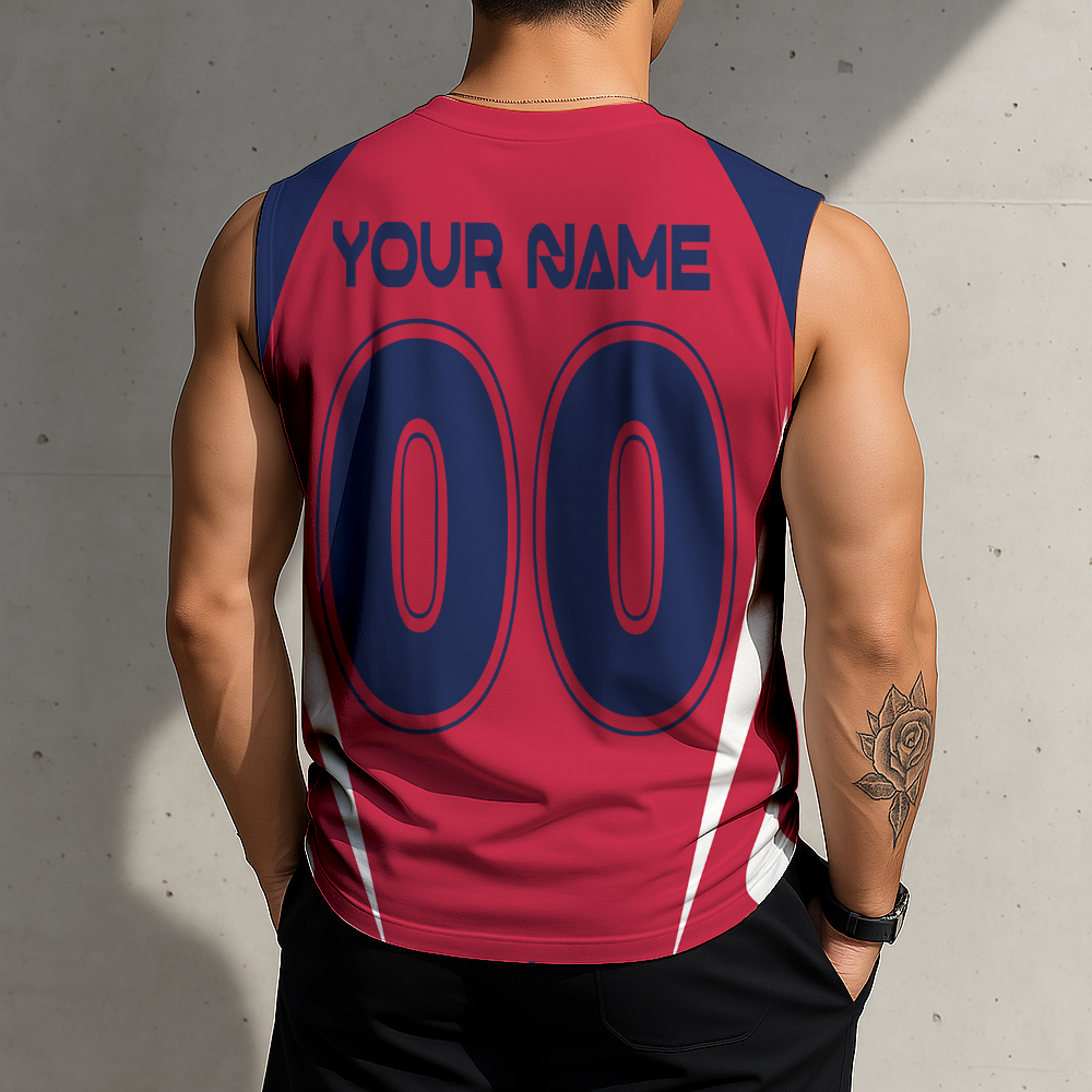 Limited Edition – Customized MLS FC Dallas Tank Top & Gym Shirt - Image 2