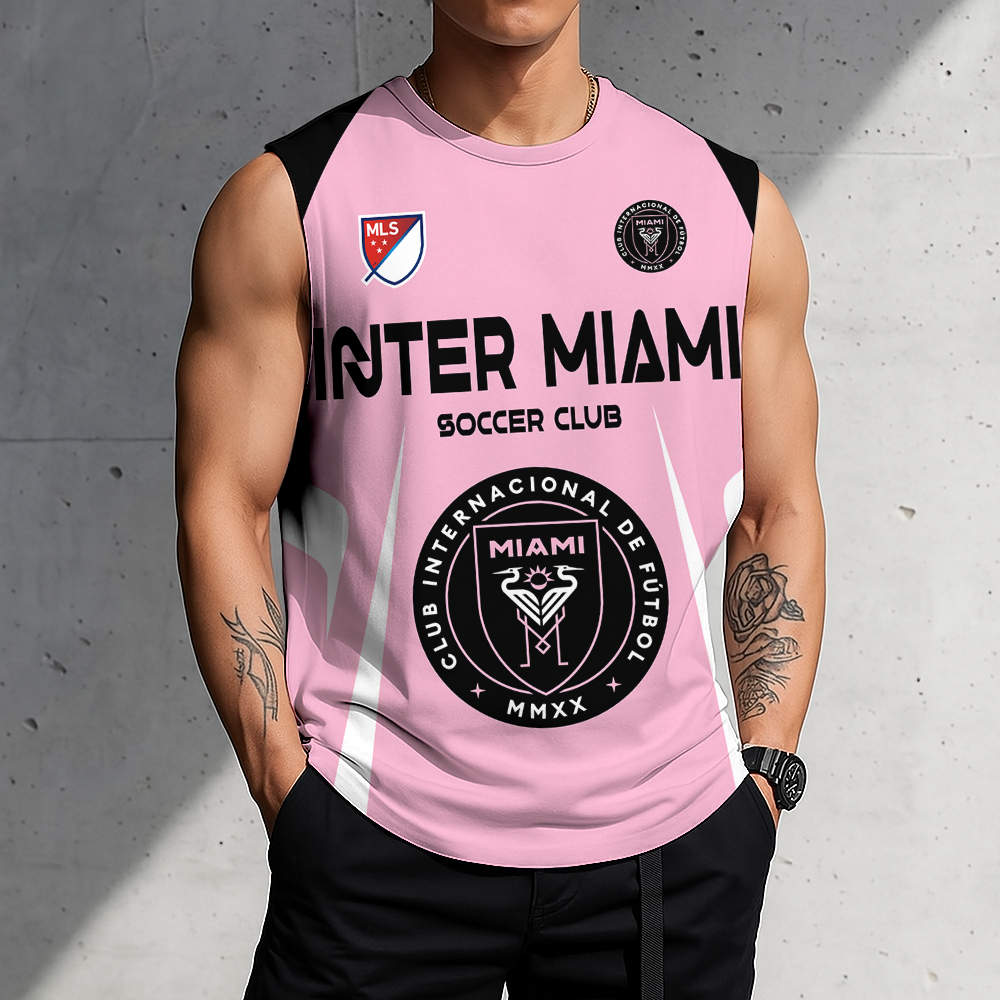 Limited Edition – Customized MLS Inter Miami CF Tank Top & Gym Shirt