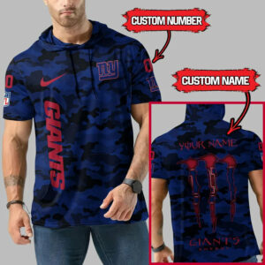 Limited Edition – Customized NFL New York Giants Short Sleeve Hoodie
