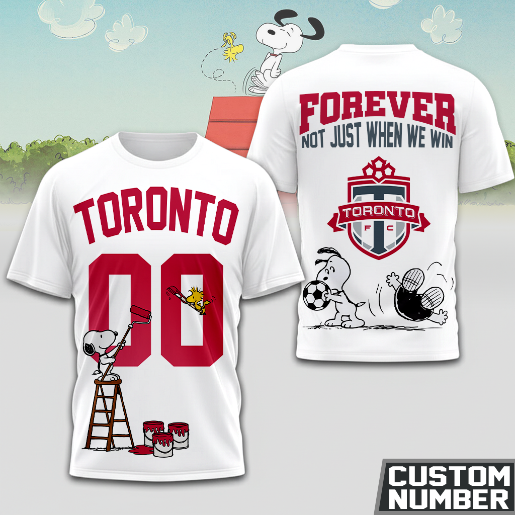Limited Edition – Customized MLS Toronto Fc x Snoopy Hoodie T-Shirts