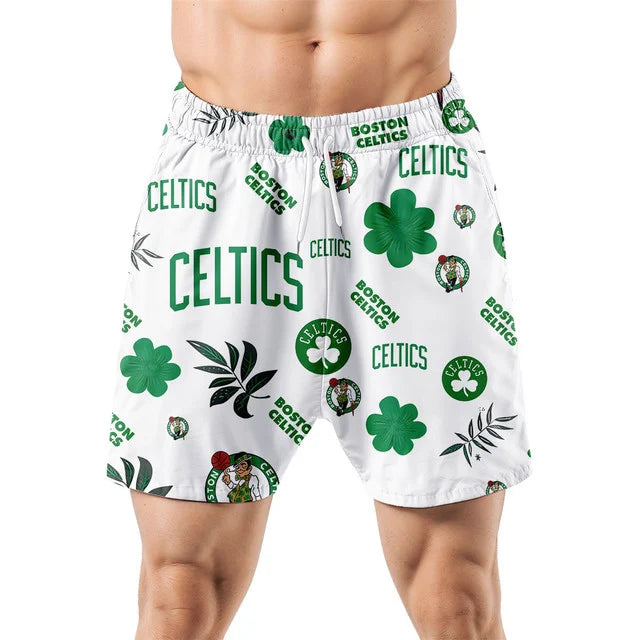 Limited Edition – Customized NBA Boston Celtics Unisex Hawaiian Shirt & Shorts Set - Image 5