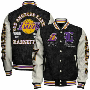 Limited Edition – Customized NBA Los Angeles Lakers Baseball Jacket