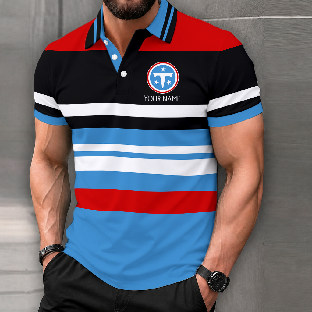 Limited Edition – Customized NFL Tennessee Titans Polo Shirt