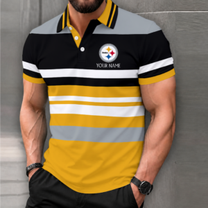 Limited Edition – Customized NFL Pittsburgh Steelers Polo Shirt