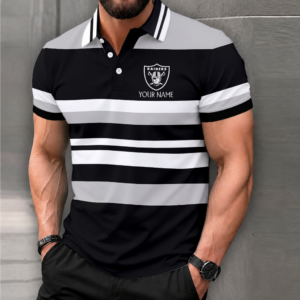 Limited Edition – Customized NFL Las Vegas Raiders Polo Shirt