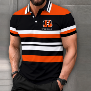 Limited Edition – Customized NFL Cincinnati Bengals Polo Shirt