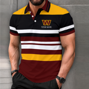 Limited Edition – Customized NFL Washington Commanders Polo Shirt