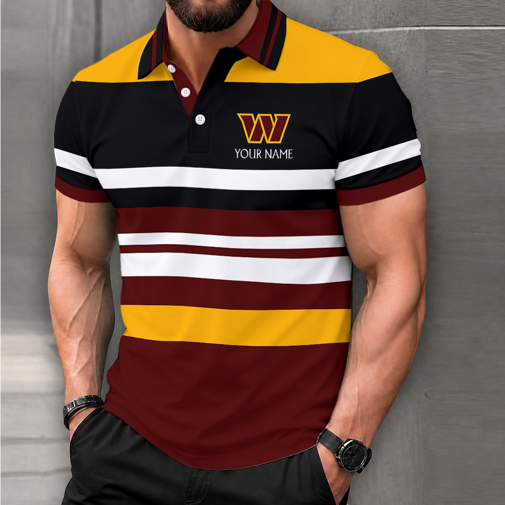 Limited Edition – Customized NFL Washington Commanders Polo Shirt