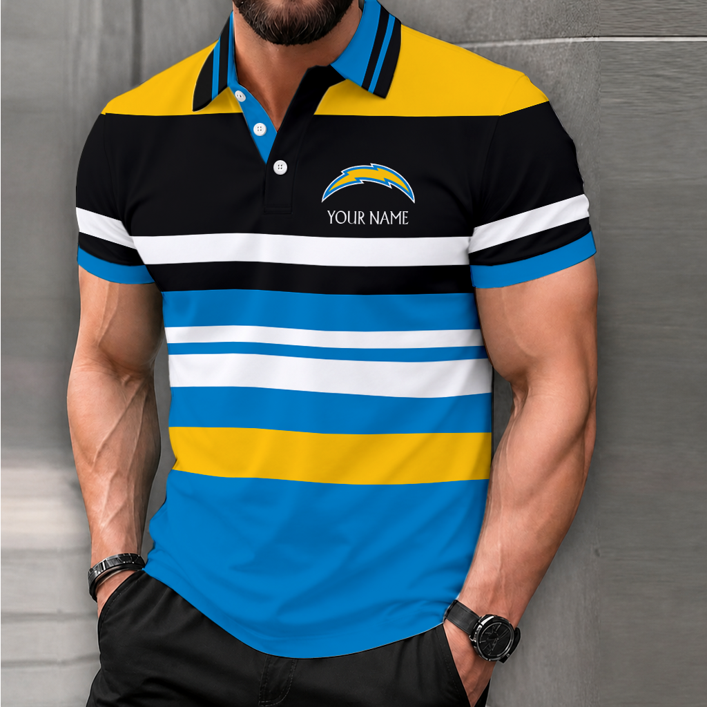 Limited Edition – Customized NFL Los Angeles Chargers Polo Shirt