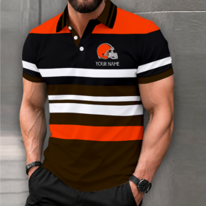 Limited Edition – Customized NFL Cleveland Browns Polo Shirt