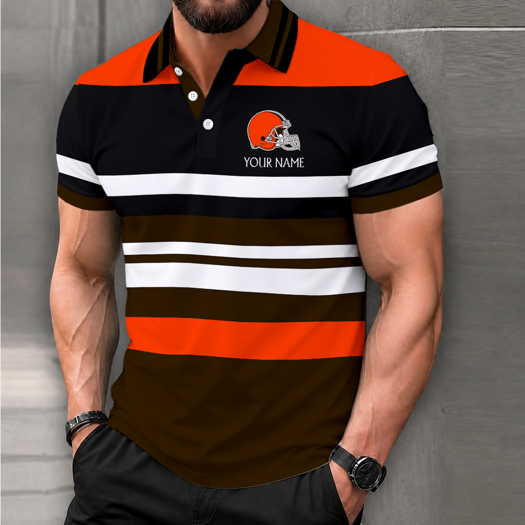 Limited Edition – Customized NFL Cleveland Browns Polo Shirt
