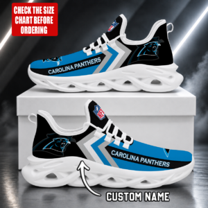 Limited Edition – Customized NFL Carolina Panthers Unisex Max Soul Shoes