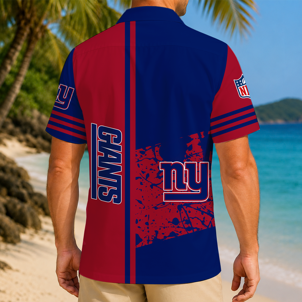 Limited Edition – Customized NFL New York Giants Unisex Hawaiian Shirt - Image 2