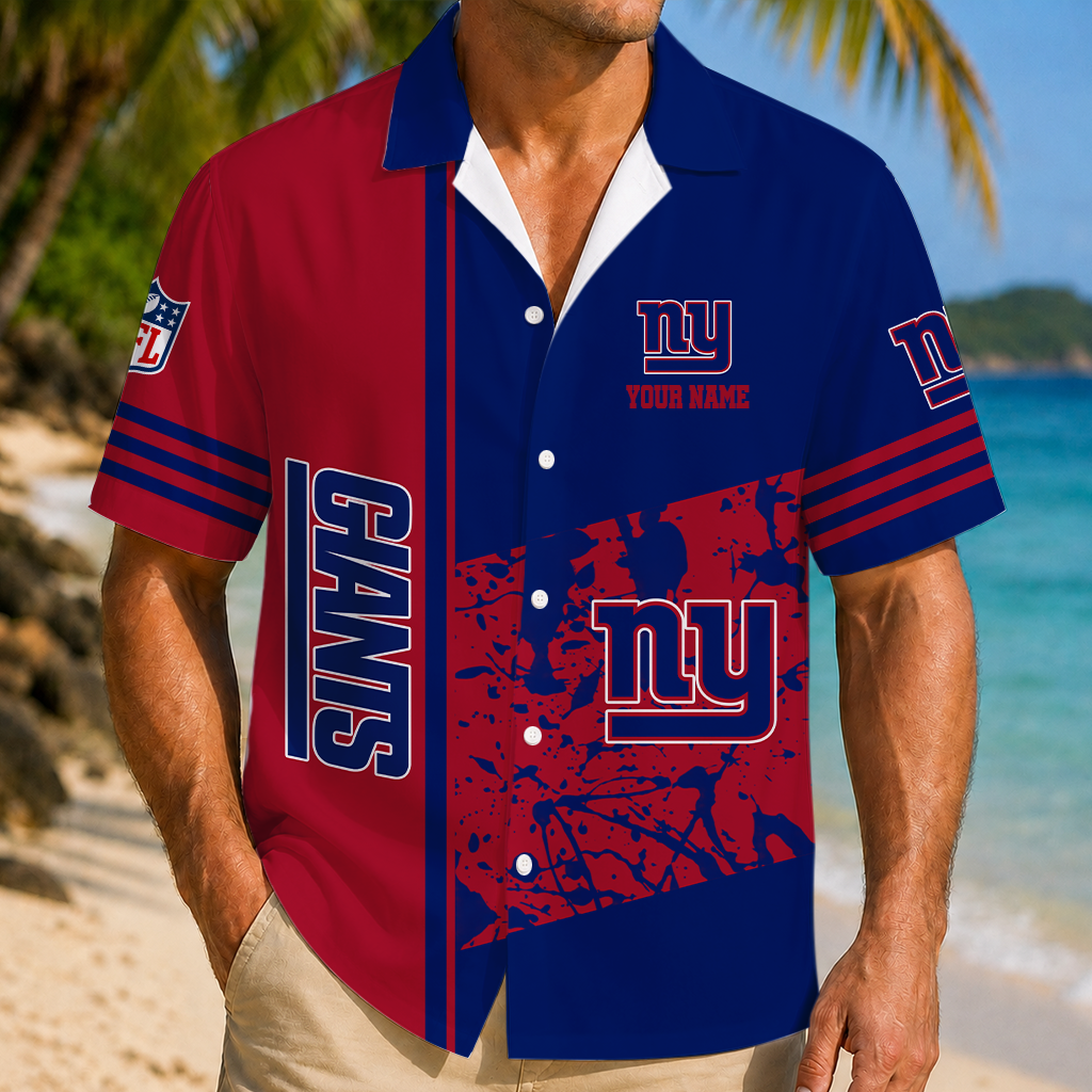 Limited Edition – Customized NFL New York Giants Unisex Hawaiian Shirt