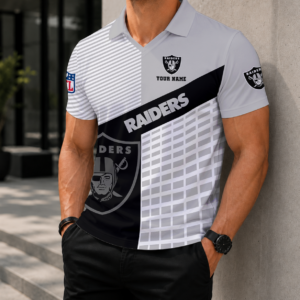 Limited Edition – Customized NFL Las Vegas Raiders Polo Shirt