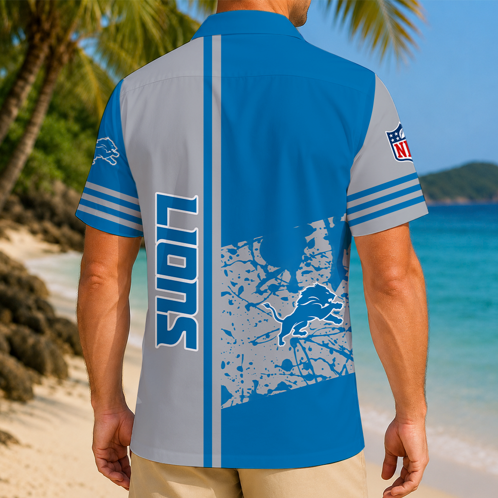 Limited Edition – Customized NFL Detroit Lions Unisex Hawaiian Shirt - Image 2