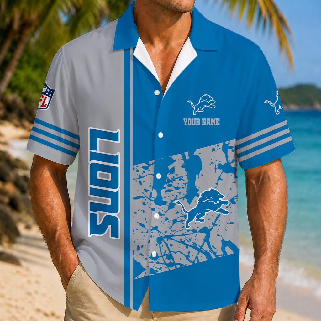 Limited Edition – Customized NFL Detroit Lions Unisex Hawaiian Shirt