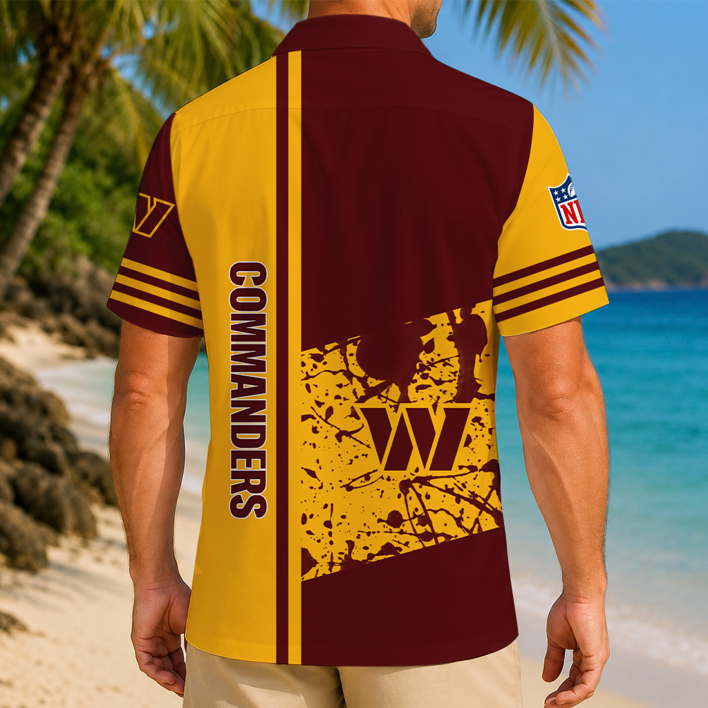Limited Edition – Customized NFL Washington Commanders Unisex Hawaiian Shirt - Image 2