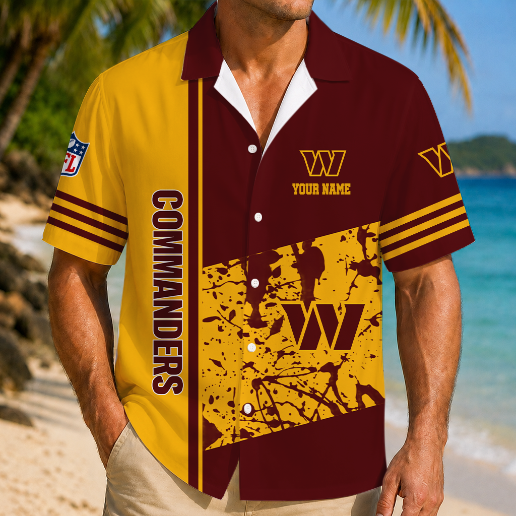 Limited Edition – Customized NFL Washington Commanders Unisex Hawaiian Shirt