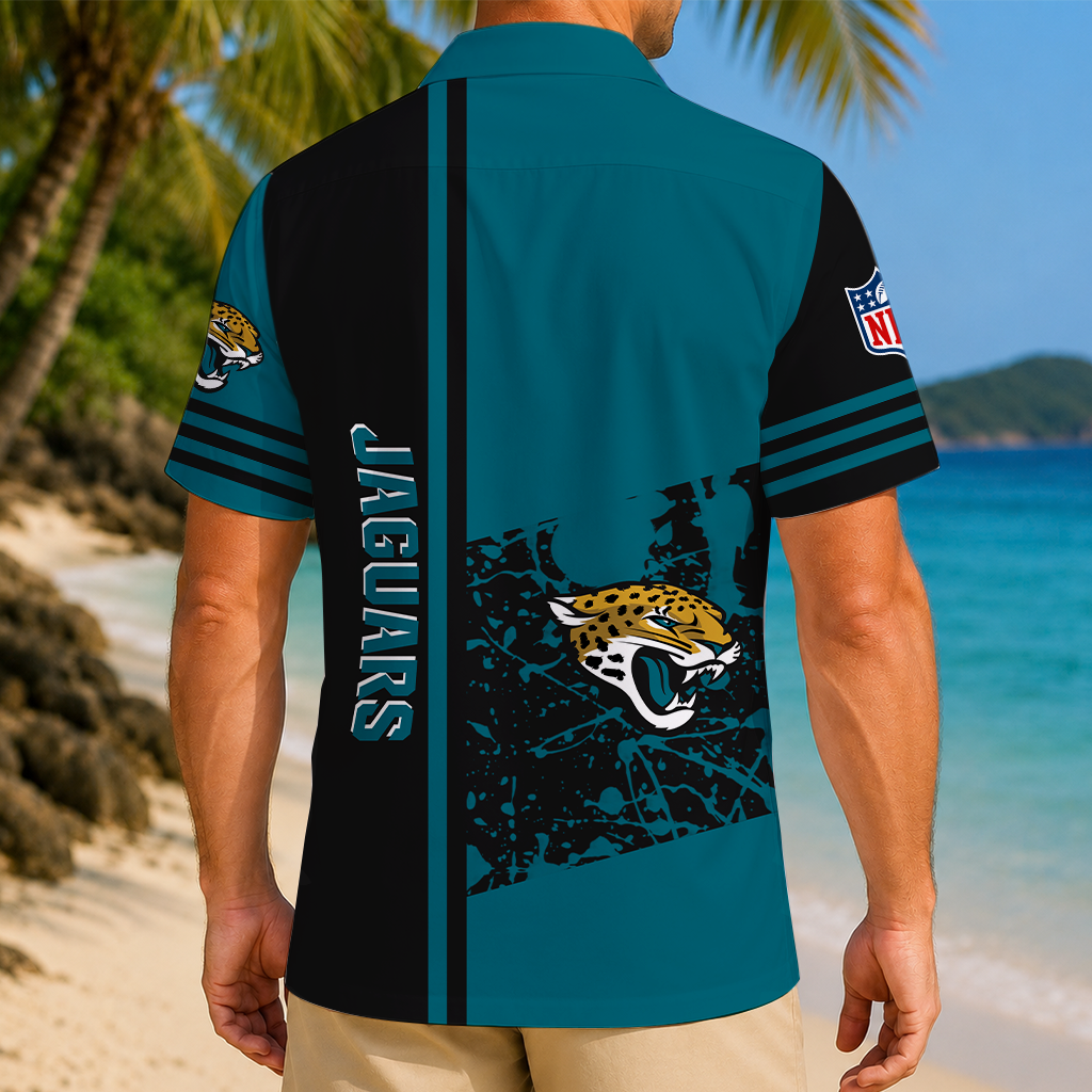 Limited Edition – Customized NFL Jacksonville Jaguars Unisex Hawaiian Shirt - Image 2