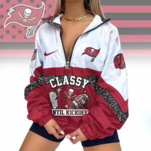 Limited Edition – Customized NFL Tampa Bay Buccaneers V-Neck Zipper Sweatshirt Jacket