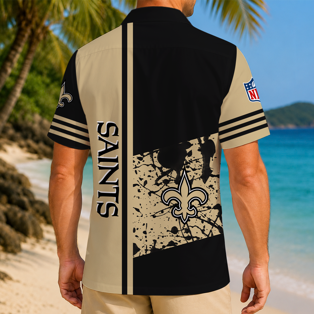 Limited Edition – Customized NFL New Orleans Saints Unisex Hawaiian Shirt - Image 2