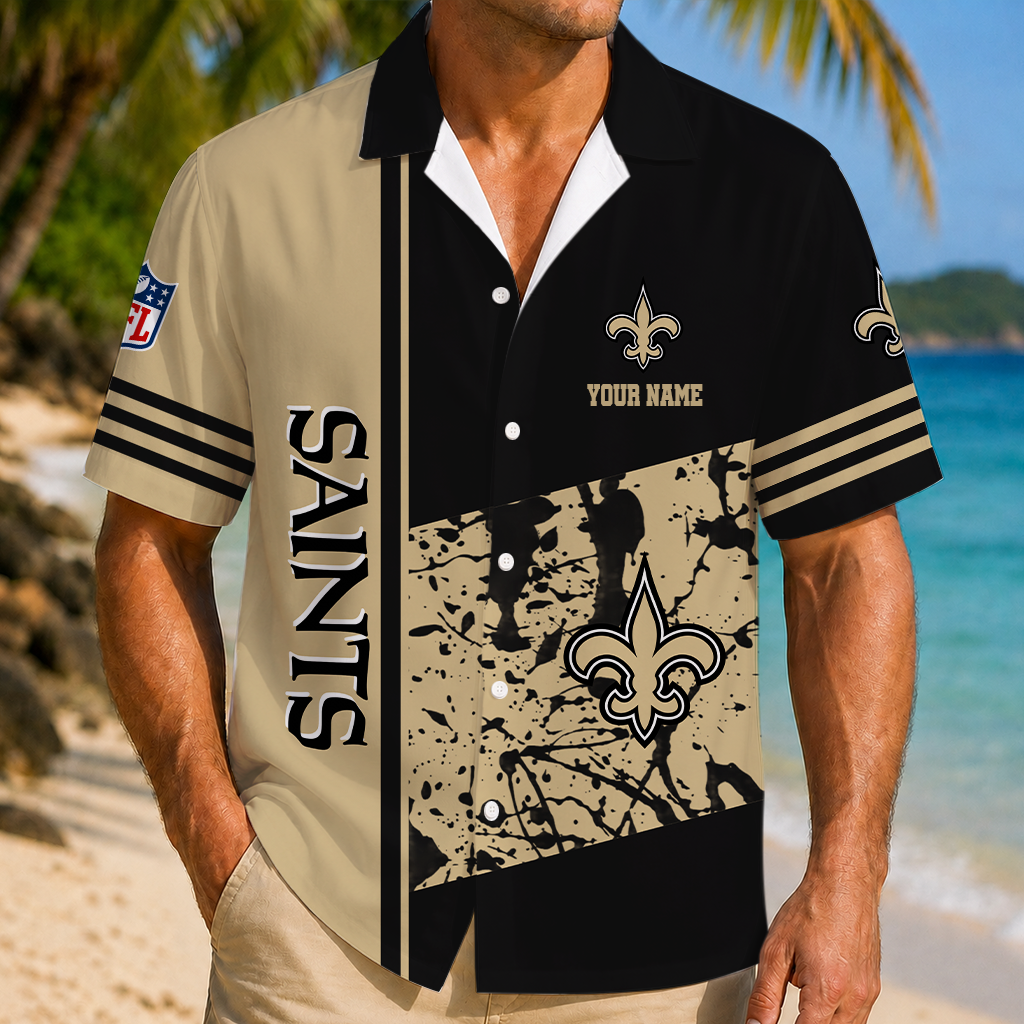 Limited Edition – Customized NFL New Orleans Saints Unisex Hawaiian Shirt