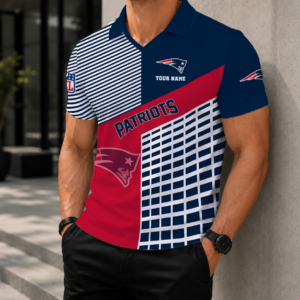 Limited Edition – Customized NFL New England Patriots Polo Shirt
