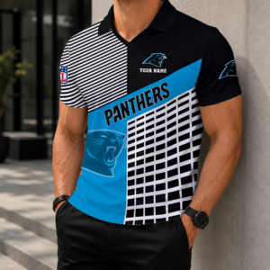 Limited Edition – Customized NFL Carolina Panthers Polo Shirt