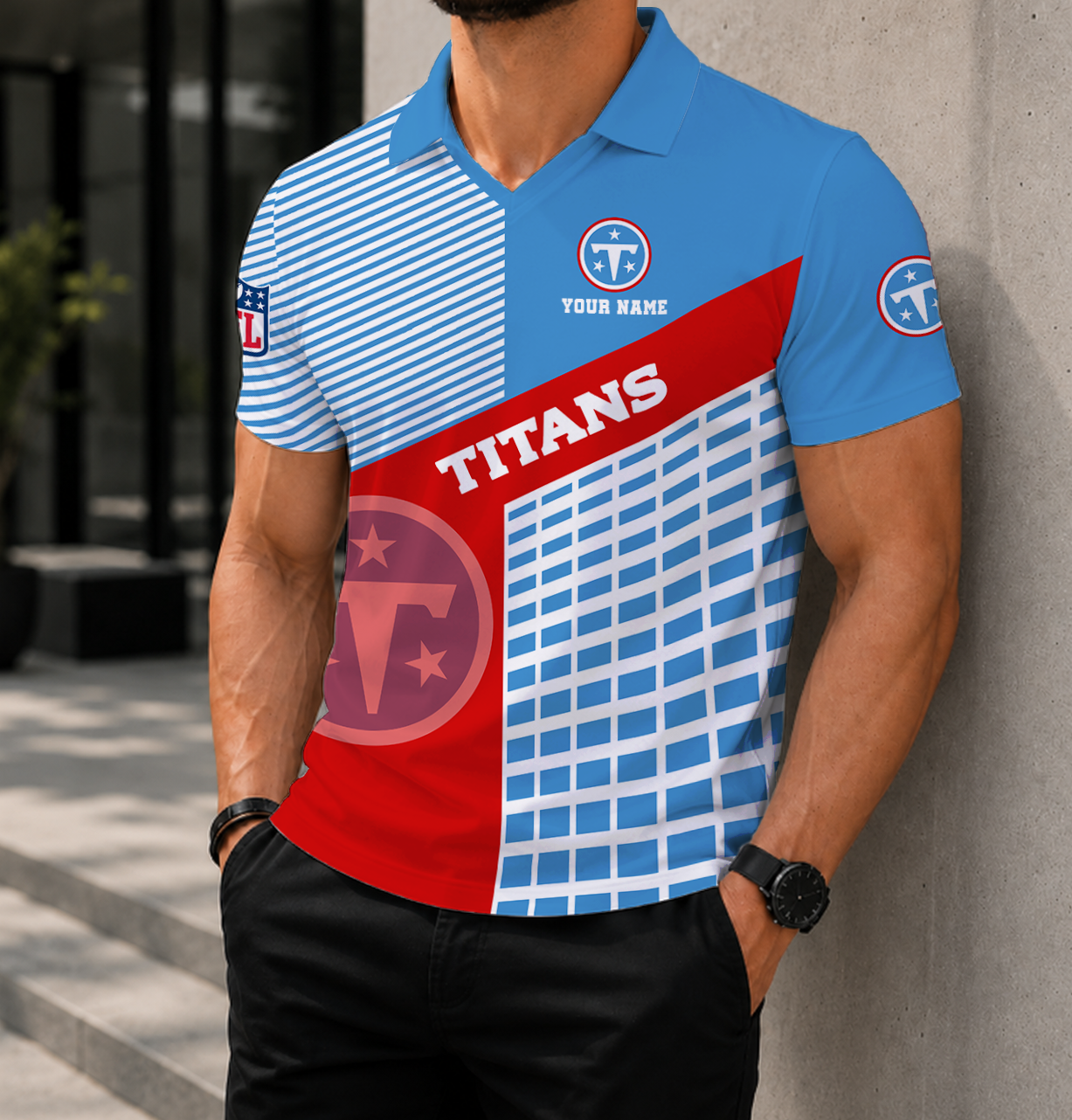 Limited Edition – Customized NFL Tennessee Titans Polo Shirt