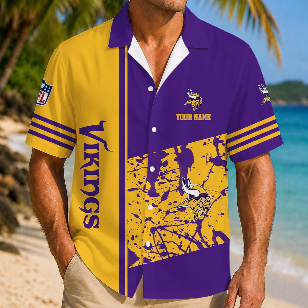 Limited Edition – Customized NFL Minnesota Vikings Unisex Hawaiian Shirt