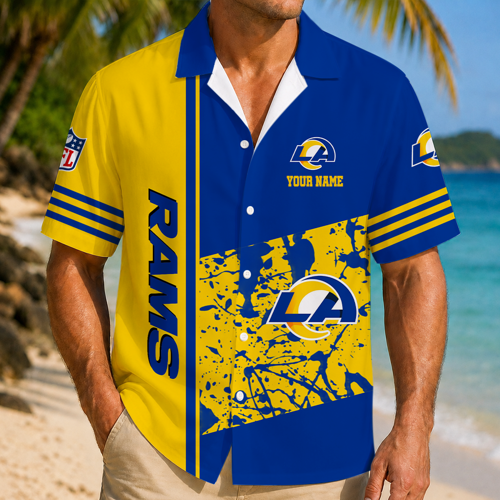 Limited Edition – Customized NFL Los Angeles Rams Unisex Hawaiian Shirt