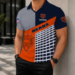 Limited Edition – Customized NFL Chicago Bears Polo Shirt