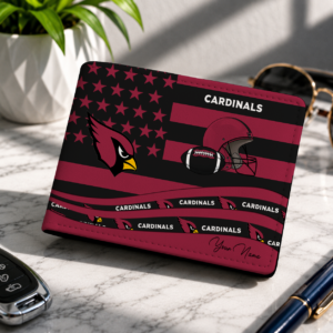 Limited Edition – Customized NFL Arizona Cardinals Leather Wallet