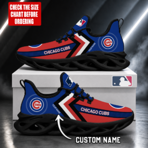 Limited Edition – Customized MLB Chicago Cubs Max Soul Shoes