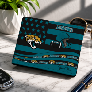 Limited Edition – Customized NFL Jacksonville Jaguars Leather Wallet