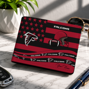 Limited Edition – Customized NFL Atlanta Falcons Leather Wallet