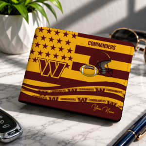 Limited Edition – Customized NFL Washington Commanders Leather Wallet