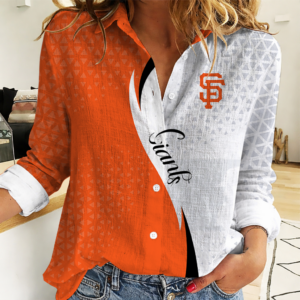 Limited Edition – Customized MLB San Francisco Giants Women Casual Shirt