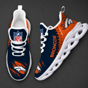 Limited Edition – Customized NFL Denver Broncos Unisex Max Soul Shoes